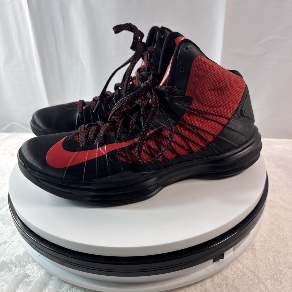 Nike Hyperdunk Black University Red Mens Athletic Sneaker